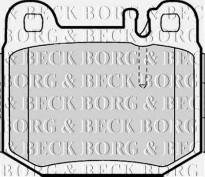 BORG & BECK bbp1799 -  Комплект тормозных колодок, дисковый тормоз